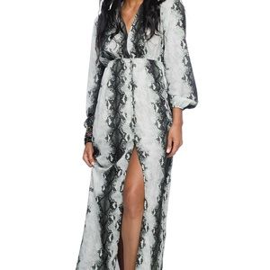 BuddyLove Dolly Snake Print Maxi Dress